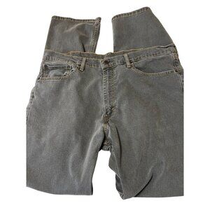Vintage Levis 505 Mens Straight Leg Jeans Black Wash Size 38 x 34